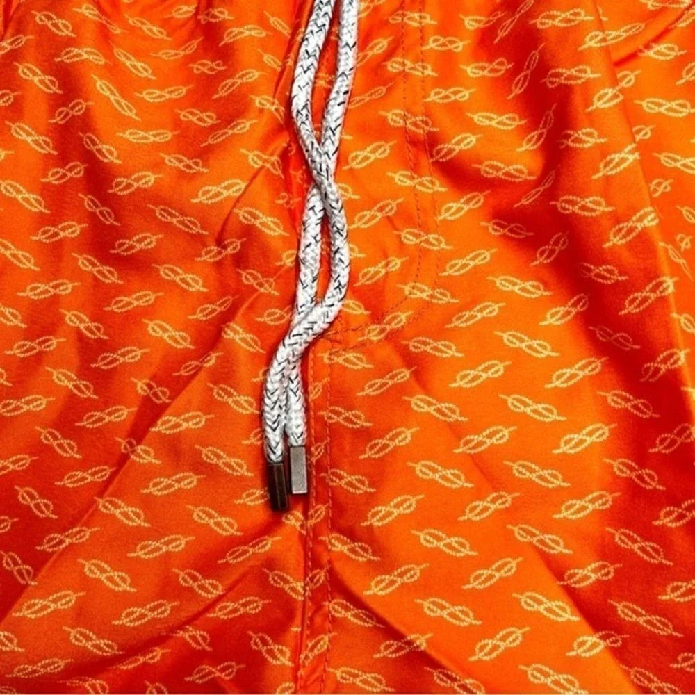 Islandhaze Orange Volley Swim Shorts XXL 17in Beach Surf‎ Vacation Mens NWT